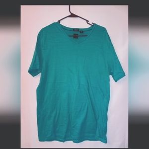 Hugo Boss V- Neck T-Shirt Teal XL Men's